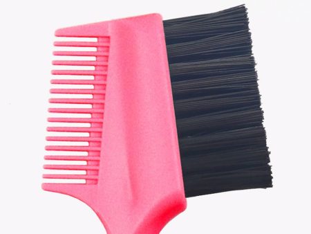 Double Sided Hair Brush Comb Eyelash Comb 7   length Easy Use Pink Hot on Sale