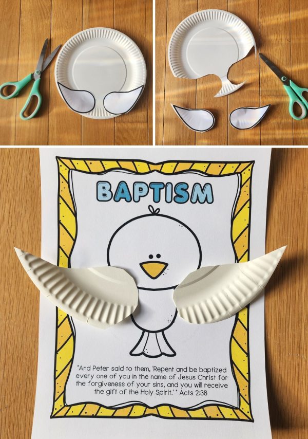 Dove Baptism Craft for Kids on Sale