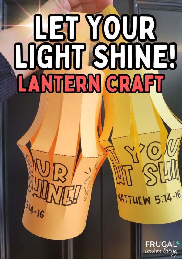 Let Your Light Shine Paper Lantern Craft Online Sale