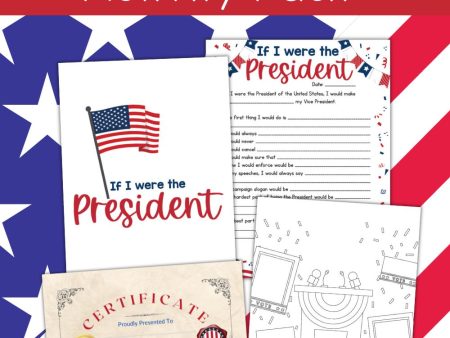 If I Were President Activity Pack Supply