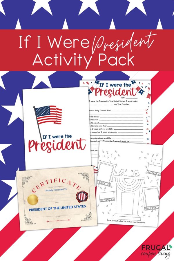 If I Were President Activity Pack Supply