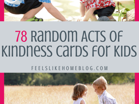 78 Random Acts of Kindness Cards for Kids Fashion