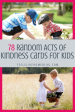 78 Random Acts of Kindness Cards for Kids Fashion