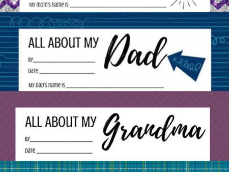 All About My Mom Dad Grandma Grandpa - One Page Mother s Day & Father s Day Interviews for Kids Online Hot Sale