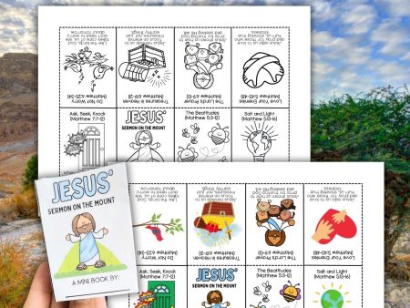 Sermon on the Mount Mini Book for Kids Cheap