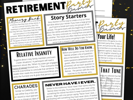 Retirement Party Games Online Hot Sale