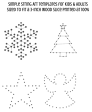 Simple & Easy Christmas String Art Templates for Kids & Adults Sale