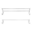 Aluminum Towel Rack Rail Shelf with Hooks Holder Bar Wall Mounted Single Bar Cheap