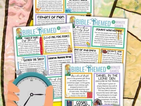 One Minute Bible Games for Youth For Cheap