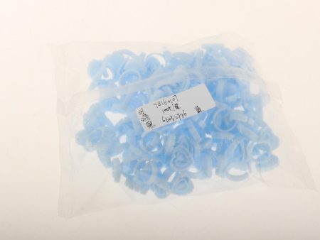 100PCS Disposable Glue Rings Cups for Volume Lashes Nail Art Ink Rings blue Cheap