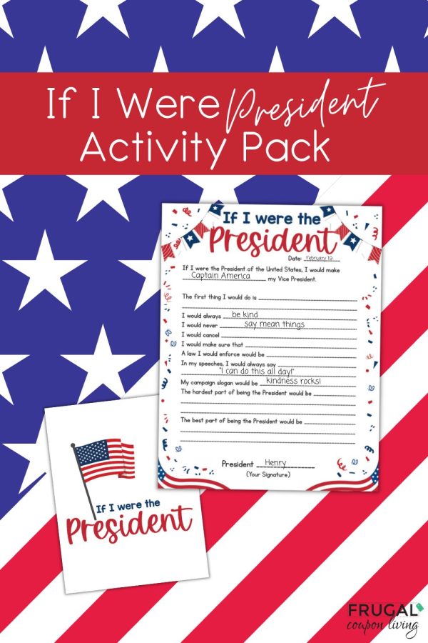 If I Were President Activity Pack Supply