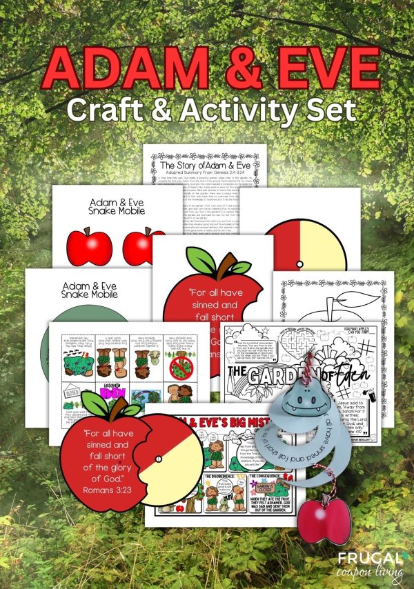 Adam and Eve Craft Set For Cheap