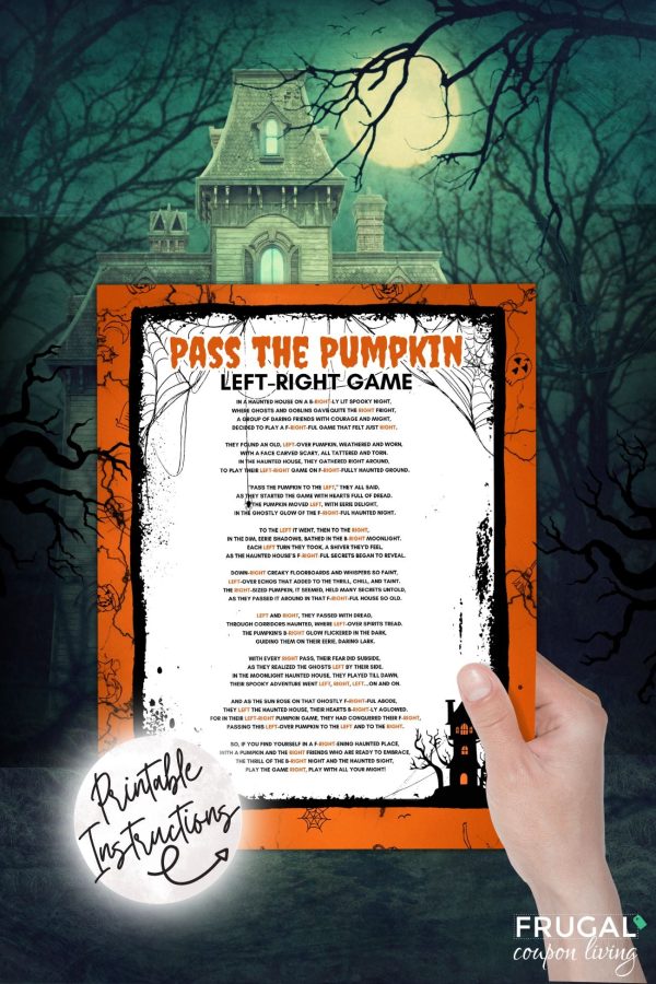 Pass the Pumpkin Halloween Game Cheap